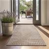 SIMPEX Tappeto Runner 80x150 cm Beige, Pelo Corto con Effetto 3D Alto-Basso, Stile Boho Scandinavo, per Soggiorno, Camera o Esterni Terrazza Balcone