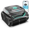 WYBOT C2 Robot Piscine Pareti e Fondo, Senza Fili per Piscine Interrate 150㎡, Doppia Filtrazione, 3 Motori, Aspirazione Potente, Pulizia Pareti & Linea d'Acqua, 180 Min, App(Verde Nebbia-Verde)