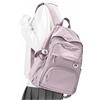 Lendolk Zaino Ragazza Ragazzo Tempo Libero Multitasche, Zaino Per PC Leggero Waterproof, Zainetto Scuola Università Superiore Media Uomo Donna, Zaini Sportivo Adolescente(Viola)