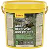 sera Tortoise Adult Herbivore Duo Pellets 10L (3,2kg) | Mangime tartarughe terra per rettili erbivori | Alimento tartarughe di terra e iguane | Mangime naturale per tartaruga con erbe aromatiche