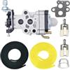 ZAMDOE Carburatore Multi Tool Decespugliatore Erba Trimmer Parti Fit per Husqvarna 226HD60S 226HD75S 226HS75S 226HS99S Tagliasiepi 523071501 con Guarnizione