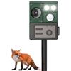 Générique Ultrasuoni per Cervi - Dispositivo per la Fauna selvatica da 4,96 pollici, sensore attivato dal Movimento, Solare ecologico con Allarme Suono e Flash LED | Giardino Prato Frutteto Collo