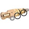 GALPADA Valvola Regolatore Pressione Idropulitrice, Ottone Oro 7,5 kW | Controllo Preciso della Pompa, Filettatura Fine, Accessorio per Sostituzione, per Auto e Superfici Esterne