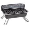 ARDES | ARBBQ01 Barbecue Elettrico Senza Fumo BRASERO GRILL, BBQ Doppia Griglia Elettrica XXL con Paratia Anti Schizzi e Paravento, Griglia Elettrica Portatile da Balcone Barbecue da Interno o Esterno