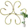 Generic Monstera - Supporto per piante da interno, 16,5 x 15 cm, pali in metallo riutilizzabili, accessori per piante d'appartamento, forniture per giardinaggio, gancio per traliccio per fiori per una