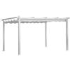 Domo Mea Pergola da Giardino Bianca 3x4 m Struttura in Alluminio