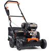FUXTEC Scarificatore arieggiatore a scoppio 3in1 FX-BV240 areatore a benzina con Motore a 4 tempi 4,1 kW 18 lame e 24 denti a molla Maniglia di trasporto e cesto di raccolta da 45L