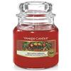 Yankee Candle Candela profumata in giara piccola | Red Apple Wreath | Durata Fino a 30 Ore