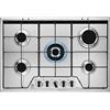 Electrolux KGS7534XX - Piano Cottura Gas 6 Fuochi (1 Bruciatore Wok Multicorona) 75 cm Inox