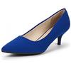 DREAM PAIRS Décolleté Classiche da Donna con Tacchi a Spillo e a Punta Eleganti Scarpe da Lavoro da Sposa,Size 41.5,Blu/Reale,Moda