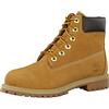 Timberland 6 in Premium Waterproof - Stivali Classici Unisex Bambini, Giallo (Wheat Nubuck), 33 EU