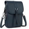 befen Piccola Borsa a Tracolla in Vera Pelle da Donna, Multi Tasca per Telefono Cellulare, Borsa a Tracolla con Blocco RFID Slot per Carte