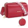 GOUNNU Borse a Tracolla da Donna, Piccola Borsa per cellulare a Tracolla per Donne, Mini borsa tracolla per cellulare in pelle PU, Mano Borsetta a Tracolla con Tracolla Ampia Regolabile e Rimovibile
