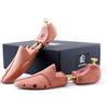 Esvioniq Tendiscarpe in Cedro Rosso per Uomo, Tendiscarpe per Scarpe con Due Tubi, Legno, EU 40-41