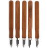 ABOOFAN Cutter a Manico in Legno Lame Affilate per Intaglio Manuale e Segnatura