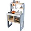 Smoby - Cucina Rosmarino - Eleganza e Funzionalità - Piano cottura, Lavello, Forno, Credence, Ecc. - 19 Accessori Inclusi - Da 3 Anni - Materiale Riciclato - Produzione Francese