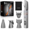 MAXGROOM Rasoio Parti Intime Uomo, 4 In 1Kit Rasoio Elettrico Corpo Uomo