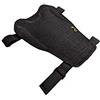 OJ Layer Cuscino Sella Moto in Rete Traspirante Antiscivolo Universale, Coprisella Comfort con Cinghie Regolabili, Protezione dal Calore per Lunghi Viaggi, Nero, L
