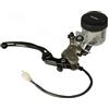 ACCOSSATO Pompa freno Accossato radiale anteriore 19X18 in alluminio anodizzata naturale per Yamaha YZF-R6 dal 2005 al 2020 (CC 600)