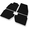 Mossa - Tappetini auto adatti per Ford KA+ Hatchback 2016-2021 4 pz. nero S