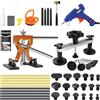 PDR TOOLS PDR Set di riparazione per ammaccature auto, kit di strumenti per rimozione ammaccature senza vernice, set di pinze, ventosa e utensili per la carrozzeria, ideale per ammaccature medie e piccole