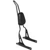 FajUhB Schienale Sissy Bar Passeggero Posteriore Staccabile Cromato Nero Per Harley Per Davidson Dyna Street Bob FXDB FXD 2006-2016