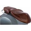 Generico 624966 Sella Biposto Originale OEM in Vera Pelle Marrone compatibile con Vespa GTV 125 250 300 GTS Granturismo (vedi compatibilità dentro inserzione)