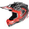 Acerbis Linear 2026 Casco da motocross, nero/rosso/bianco, L (59/60)