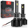 CAR WORK BOX H1 LED 28000LM Lampadine per Fari Auto, 130W 12V, 6500K Bianco