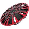 TINEASUR Copricerchi Decorativi per Ruote Auto 14 Pollici, PP Rosso | Copricerchi 13 Pollici Modello Compatibile, Coprimozzi per Ruote di Auto, Copri Cerchioni, Montaggio Semplice