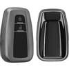 kwmobile Custodia Compatibile con Toyota con 2 tasti Smart Key - Cover Chiavi Auto Protezione Copri Telecomando - Copertina Chiave - Copertura Gommata Silicone TPU