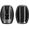 kwmobile Custodia Compatibile con Mercedes Benz con 3 tasti - Cover Chiavi Auto Protezione Copri Telecomando - Copertina Chiave - Copertura Gommata Silicone TPU