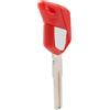 GZYF 1 chiave grezza in metallo con lama non tagliata rossa per chiave transponder chip MV Agusta F4 Brutale