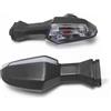 Generico Luci frecce di direzione Indicatori Di Direzione Per Moto Per KAWASAKI KLE, Per Versys 1000/650, Per ZRX 1200, ER-6N Frecce E Luci Di Segnalazione(Fumo)