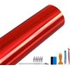 NewL Pellicola Vinile Autoadesiva Cromo Specchio Rosso 30 x 300 cm | Finitura cromo specchio lucido, kit installazione incluso, canali anti-bolle, adesivo riposizionabile, per auto, moto, mobili