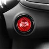 M.JVisun Fibra di Carbonio Avviamento Interruttore Adesivi Motore Start Stop Pulsante Cover per Renault Captur Clio Duster Espace Fluence Kadjar Koleos Laguna Latitude Megane Talisman Zoe - Rosso