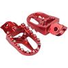 UYCHYTQR Pedane Per Fantic XMF XEF 125 Poggiapiedi Moto Pedane(ROSSO)