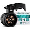CARGO VA Intelligent Vehicle Accessories Adattatore per rimorchio da 13 a 7 poli, adattatore corto per auto, gancio di traino, roulotte e portabiciclette, impermeabile, ISO 11446 e ISO 1724