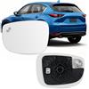 Kacepar Specchietto retrovisore esterno riscaldato Kacepar lato guida destro, specchietto retrovisore esterno riscaldato, specchietto retrovisore auto compatibile con Mazda CX-5 CX-9, sinistro