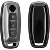 kwmobile Custodia Compatibile con Nissan 3-Pulsanti Ariya B6 B9 X-trail T33 Qashqai - Cover Chiavi Auto Protezione Copri Telecomando - Copertina Chiave - Copertura Gommata Silicone TPU