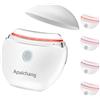 Apaichang EMS Gua Sha - Massaggiatore elettrico per il viso Apaichang con vibrazione e calore, per il viso, 4 modalità Guasha Face Massager con rosso, blu, viola, anti-invecchiamento, contro le rughe