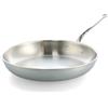 GreenPan Premier 5PLY Padella Inox Non Rivestita 28 cm, 5-Strati, Induzione, Adatta al Forno 250 °C, Lavabile in Lavastoviglie, Argento
