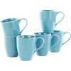 Creatable Nature Collection 22063-6 tazze da caffè in gres, 30 cl, colore: blu