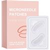 JINGLING Patch per il contorno occhi con aghi, idratante e schiarente per la pelle, patch idratanti per gli occhi, per le donne, trucco bellezza viaggiatori, matrimoni e serate