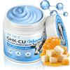 LEISGOTO Crema al burro peptide di rame, crema al burro di peptidi, sebo di manzo, miele di Manuka, olio di jojoba e vitamina E. Supporta l'idratazione e la cura della pelle, rafforza la barriera cutanea 120 g
