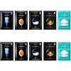 JMsolution JM Solution - Maschera viso idratante al collagene, per ridurre i pori, fogli staccabili, per la cura della pelle coreana, confezione da 10