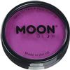 Moon Glow Barattoli per torte Pro Intense Neon UV Face & Body Paint - Trucco professionale con pittura per il viso a base d'acqua per adulti e bambini, Viola intenso, 36g