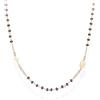 Amen Gioielli, Collana Rosario Girocollo, Collana Argento 925 Rosa, Cristalli Vinaccia, Regalo Donna, Regalo Uomo, Made In Italy
