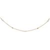SINGULARU - Collana Pearl Dots. Acciaio con Placcatura in oro 18 kt e Perla coltivata. Gioielli da donna.