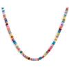 MARLU' Marlù Collana Donna con Perline Colorate a Ciambella, Modello 18CN131G-RGB